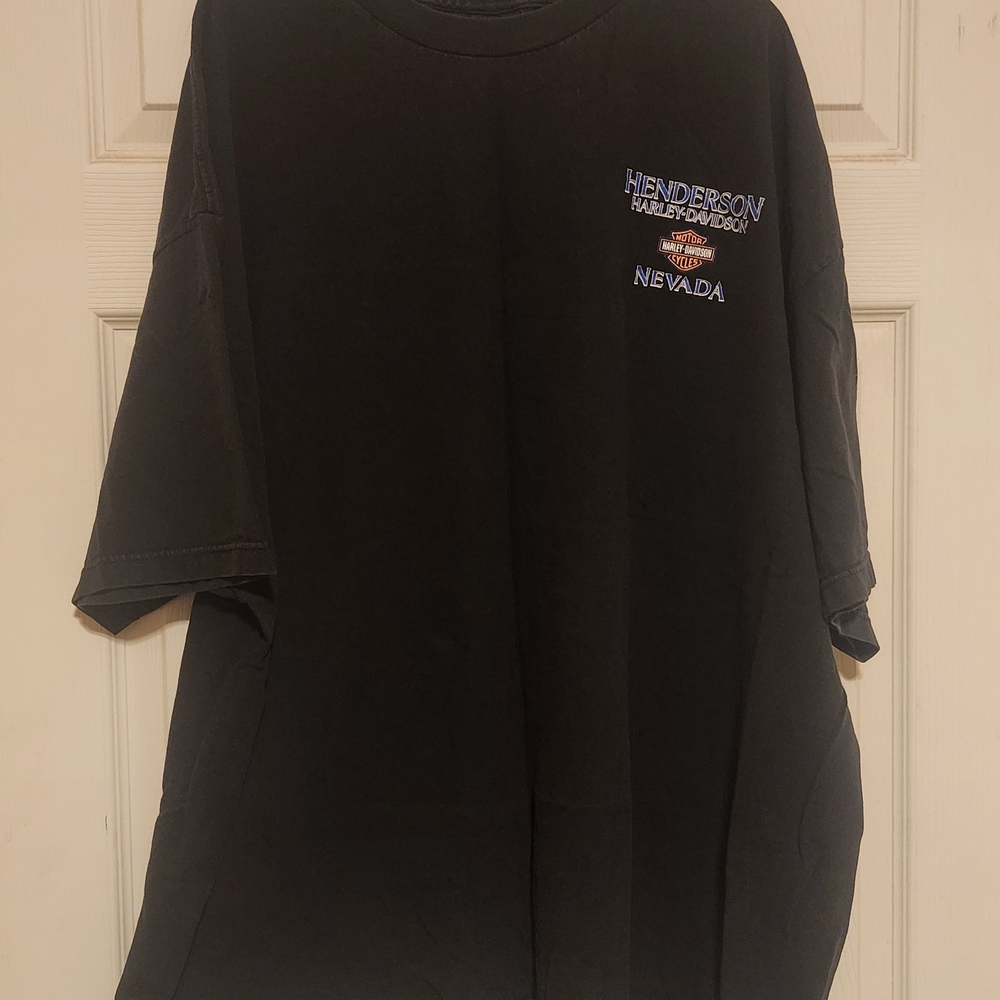 Harley-Davidson Black Tee with Nevada Logo